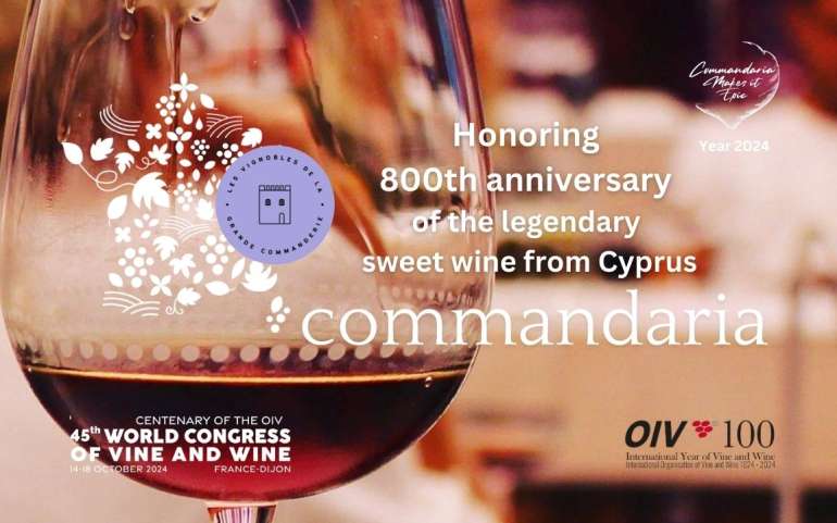 800 Year Commandaria Anniversary Joins OIV Centenary